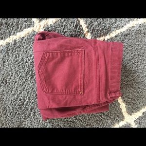 Maroon skinny Jean